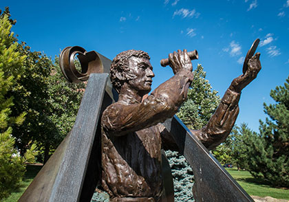 Statue on campus. Links to Campus scenery. Links to Gifts That Pay You Income Statue on campus. Links to Campus scenery. Links to Gifts That Pay You Income